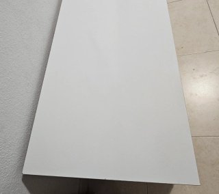 Mueble TV nórdico moderno blanco y madera