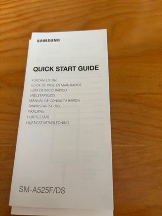 Scatola Samsung Galaxy A52 Enterprise Edition