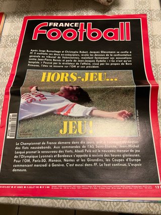 Rivista France Football 13 Luglio 1993