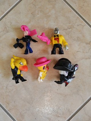 Set 5 Action Figures Brawl Stars