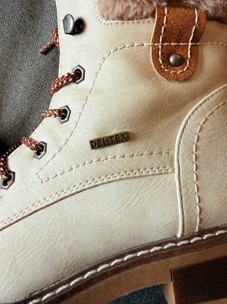 Botines DeiTex Beige Mujer