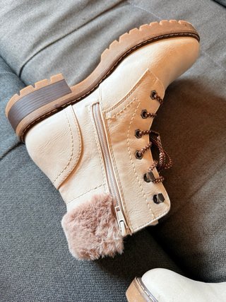 Botines DeiTex Beige Mujer