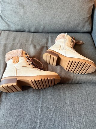 Botines DeiTex Beige Mujer