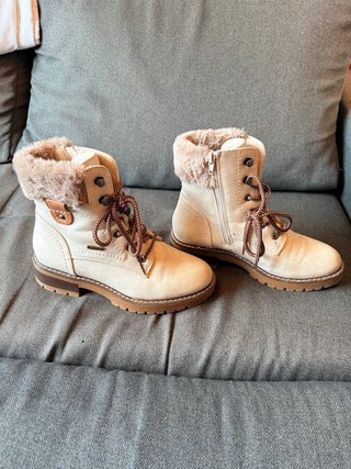 Botines DeiTex Beige Mujer