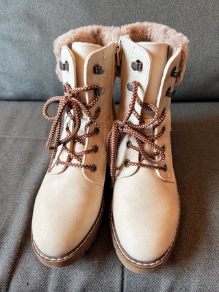 Botines DeiTex Beige Mujer
