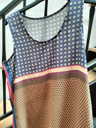Canotta stile foulard