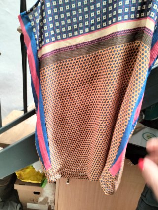 Canotta stile foulard