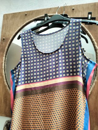 Canotta stile foulard