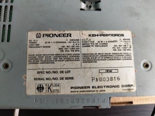 Radio Pioneer retro con Bluetooth