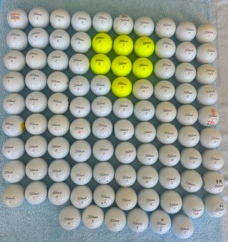 96 BOLAS DE GOLF TITLEIST PROV1-PROV1X