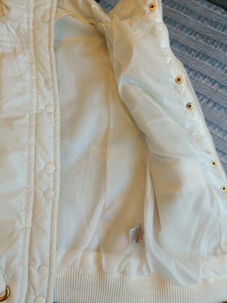 Chaleco blanco acolchado