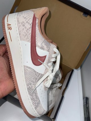 Nike Air Force 1 Piel Serpiente Beige