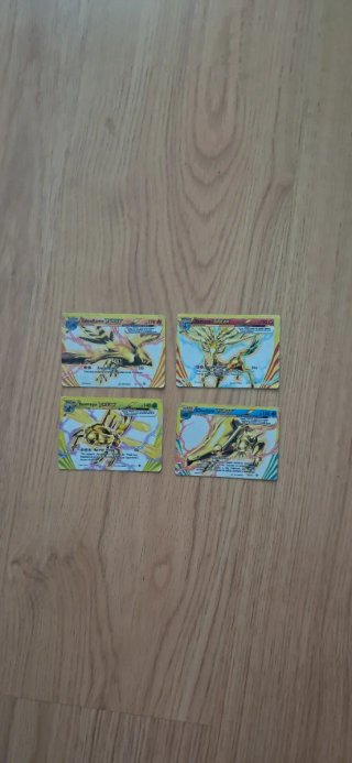 Lote 4 Cartas Pokémon EX