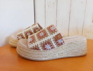 Sandalias de plataforma Refresh Crochet Multicolor