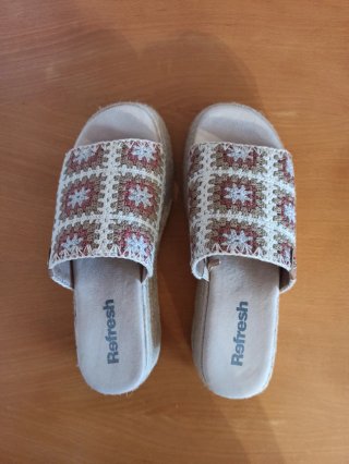Sandalias de plataforma Refresh Crochet Multicolor