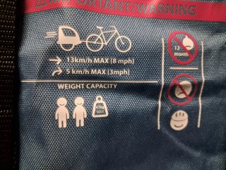 Remolque de bicicleta para niños