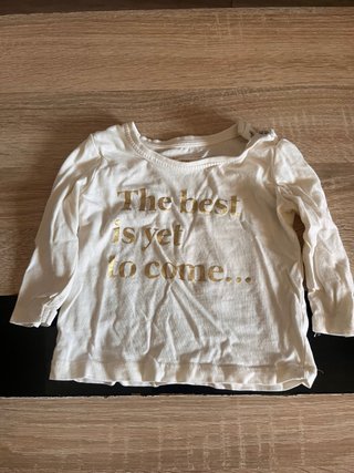 Camiseta bebé 3-6 meses The best is yet to come