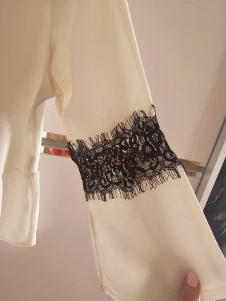 Set completo camicia con peplo e giacca Daino