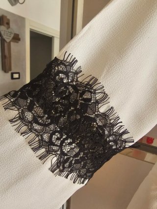 Set completo camicia con peplo e giacca Daino