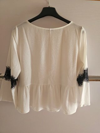 Set completo camicia con peplo e giacca Daino