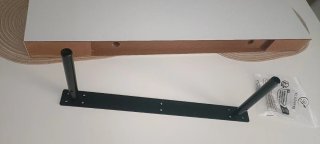 Estantería flotante blanca 80x25 cm