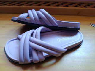 Lote 2 pares sandalias Primark azul y lila