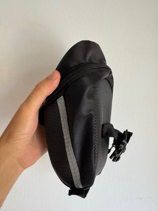 Bolsa Sillín Bicicleta Portaherramientas Negra