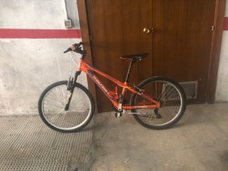 Bici WolfBike Niños Naranja y Azul