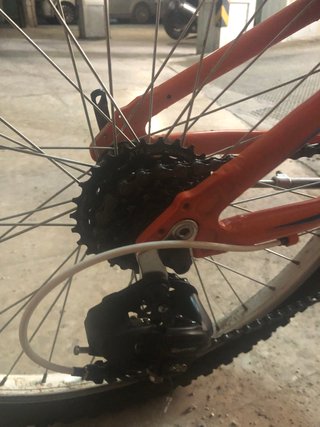 Bici WolfBike Niños Naranja y Azul