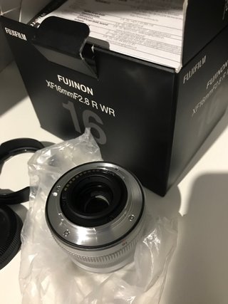 Fujifilm XF16mmF2.8 R WR Objetivo