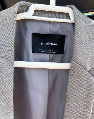 Americana Stradivarius Gris Talla M