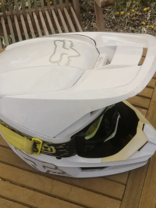 Casco Moto Fox ST-1977 Talla L. Gafas husqvarna