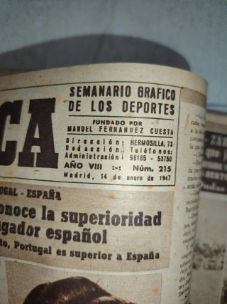 Tomo tapa dura , revistas marca 1947.