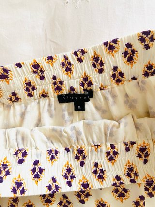 PRECIOSA FALDA LARGA ESTAMPADA