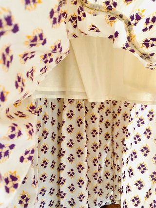 PRECIOSA FALDA LARGA ESTAMPADA