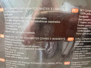 Juego Fundas Coche ROADMASTER 5 Cabezales