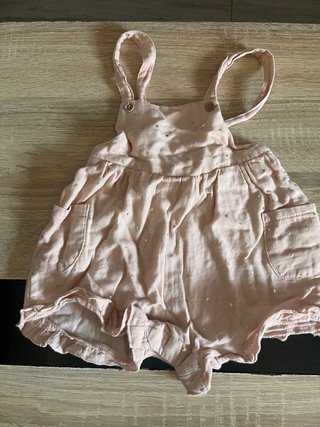 Peto bebé 6-9 meses rosa estrellas