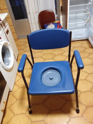 Silla WC con inodoro Ortoprime