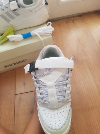 Adidas x Bad Bunny Forum Low Blanco