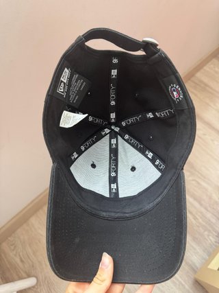 Gorra New Era  Negra Desteñida