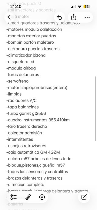 Despiece Piezas M57 306d1 bmw e39