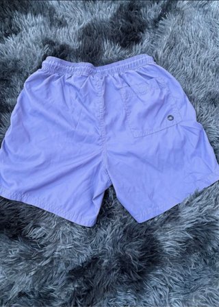 Bañador Morado Corto con Cordón Ajustable