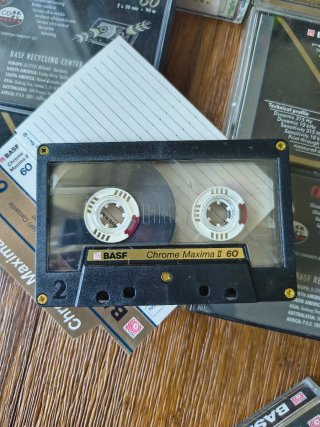 Lotto 24 musicassette BASF Chrome