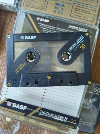 Lotto 24 musicassette BASF Chrome