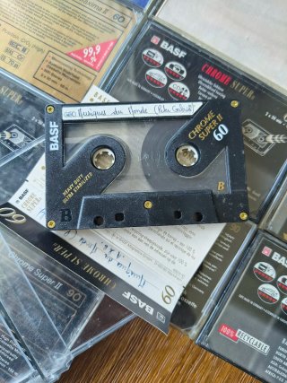 Lotto 24 musicassette BASF Chrome