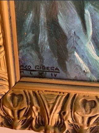 Antigua litografía del pintor Francisco Ribera 60€