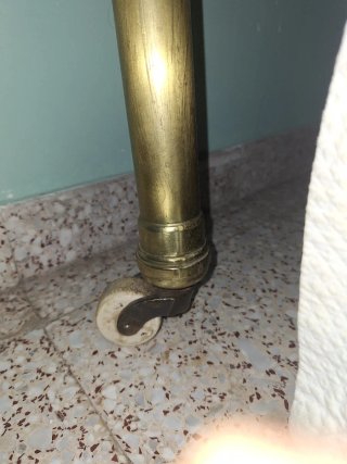 Cabecero Cama Latón Pulido 1,35m