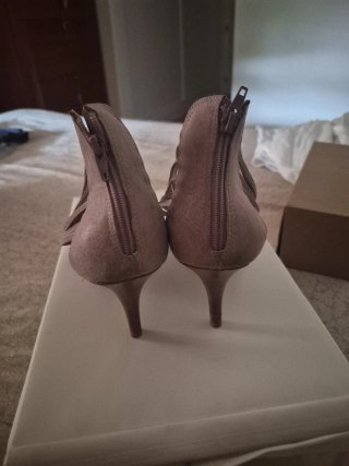Sandalias de tacón INT rosa palo