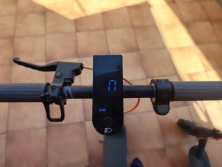 Patinete eléctrico plegable negro