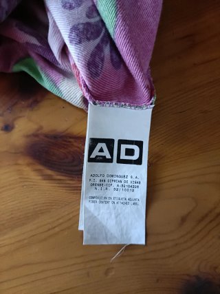 Camiseta sin mangas Adolfo Domínguez floral XS